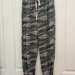 High-Waisted Camo Joggers